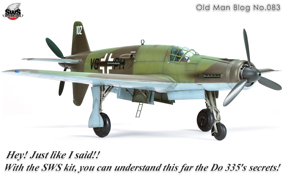 The Old Man Blog No.083 - Hey! Just like I said!! With the SWS kit, you can understand this far the Do 335's secrets!
